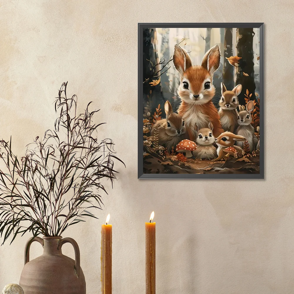 Diamond Painting - Full Round Drill - Rabbit(Canvas|40*50cm)