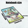 DIY Goblin Special Shaped Diamond Painting Notebook 50 Pages for Adults Kids