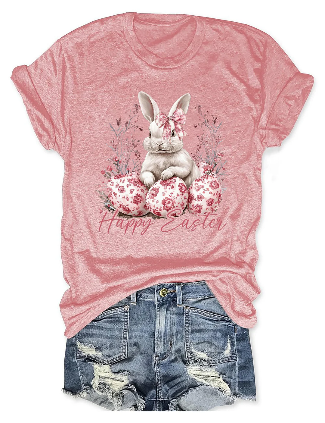 Floral Chinoiserie Bunny T-shirt