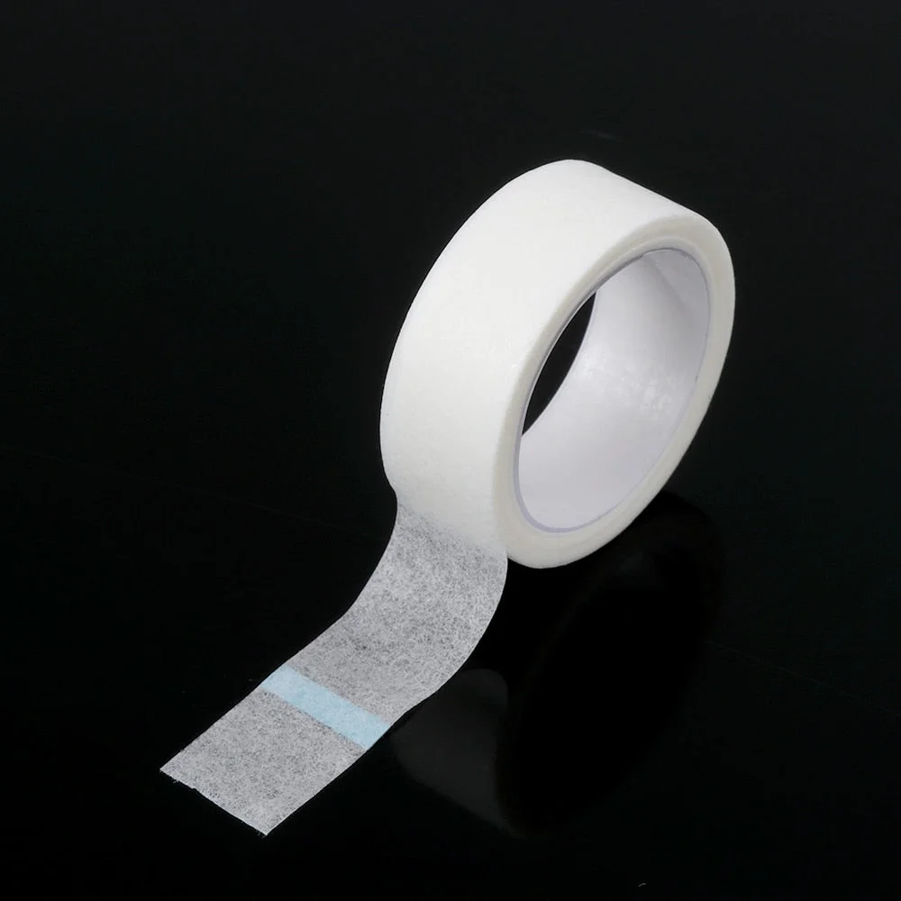 1 Roll Professional PE/Non-Woven Lash Tape Breathable Anti-allergy Under Eye Pad Micropore Tape Eyelashes Extension Tape 9m