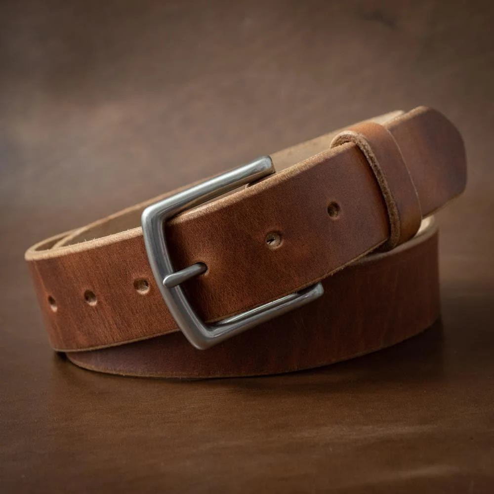 Leather Belt - English Tan
