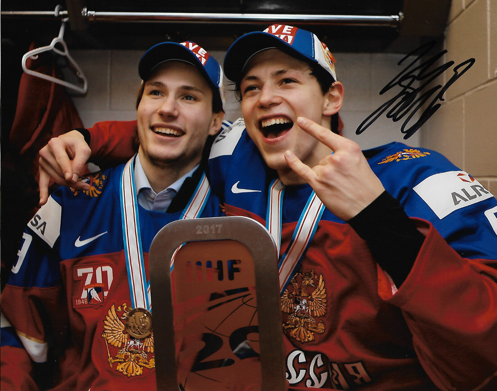 Team Russia Sergey Zborovskiy Autographed Signed 8x10 Photo Poster painting COA D