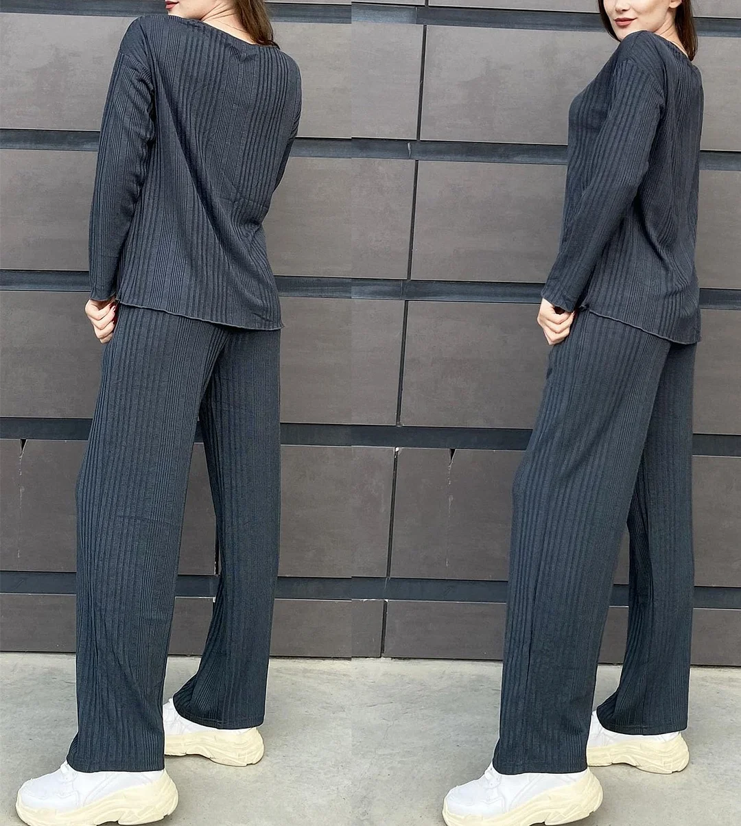 Women Half Sleeve V-neck Solid Color Dress