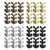 6PCS Retro Metal Corner Protector Iron Skiffers Skirting Board Corner Protector