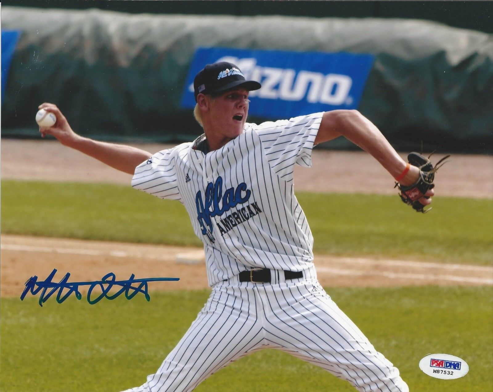 Matt Latos Aflac Game signed 8x10 Photo Poster painting PSA/DNA# M87532