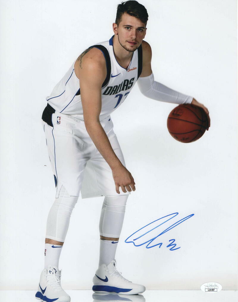 LUKA DONCIC SIGNED AUTOGRAPH 11X14 Photo Poster painting - DALLAS MAVERICKS SUPERSTAR, RARE JSA