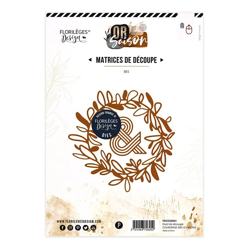 Piggy Craft metal cutting dies cut die mold Various leaf frame series Scrapbook paper craft knife mould blade punch stencils die