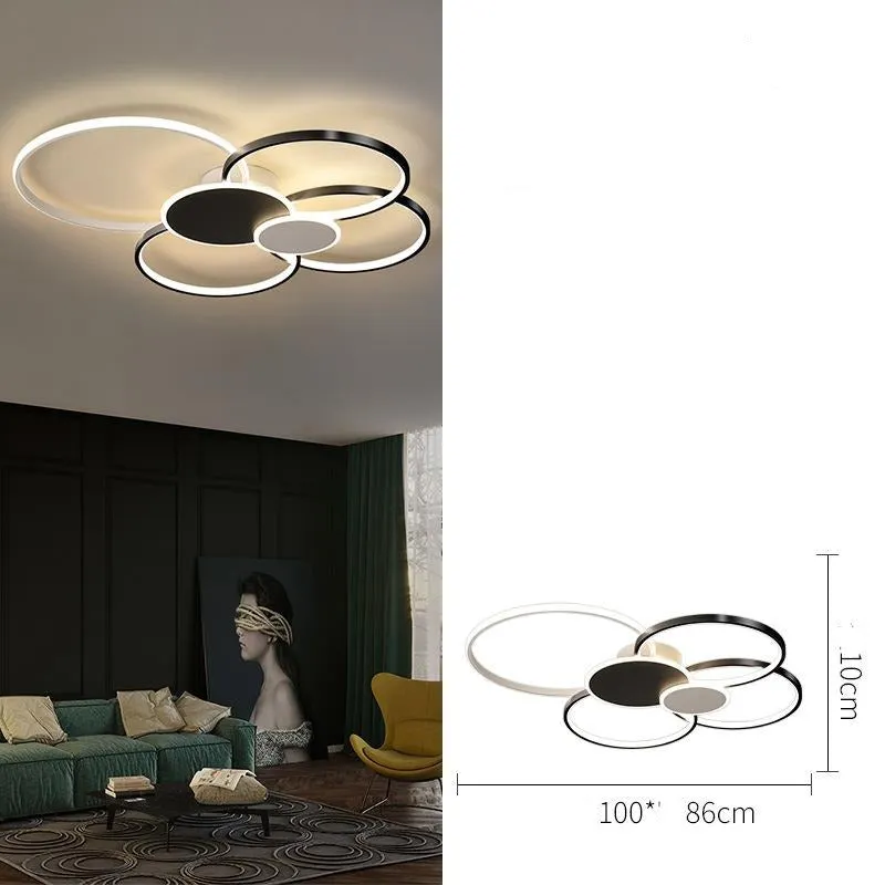 Nordic Light Luxury Hall Main Lamp Living Room Ceiling Lamp LED Bedroom ...