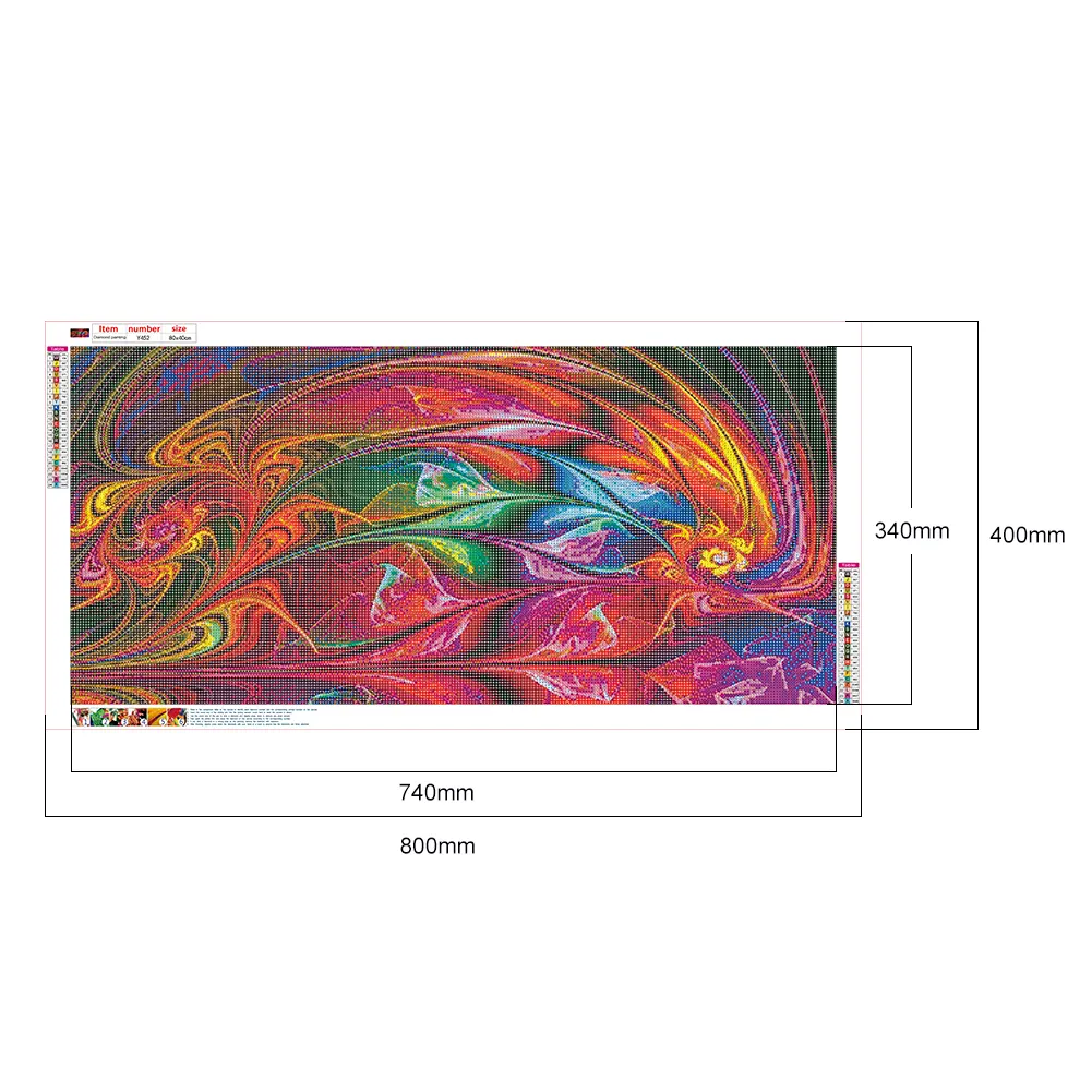 Diamond Painting - Full Round Drill - Colored Light(80*40cm)