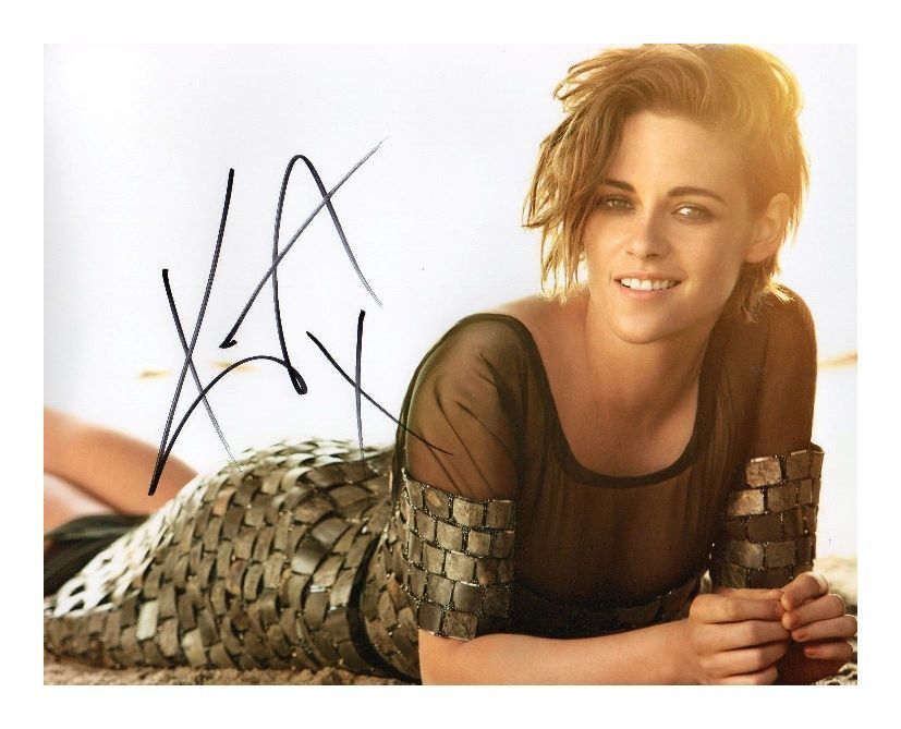 KRISTEN STEWART AUTOGRAPHED SIGNED A4 PP POSTER Photo Poster painting PRINT 9