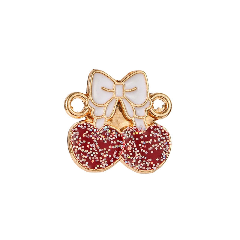 10 PCS/Package 21*15mm Alloy Animal Fruit Flower Pendant