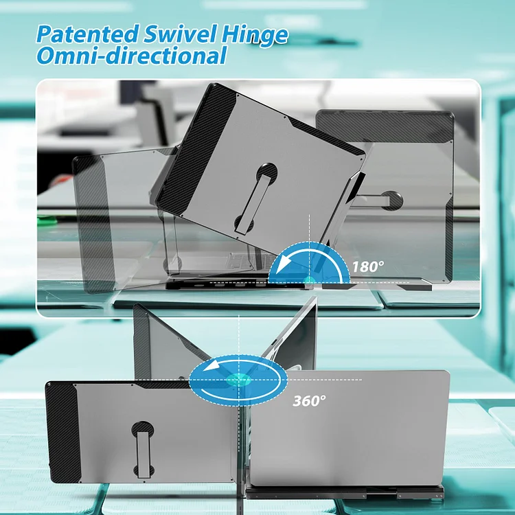 Domyfan F1 Dual Screen Metal Shell Laptop Screen Extender