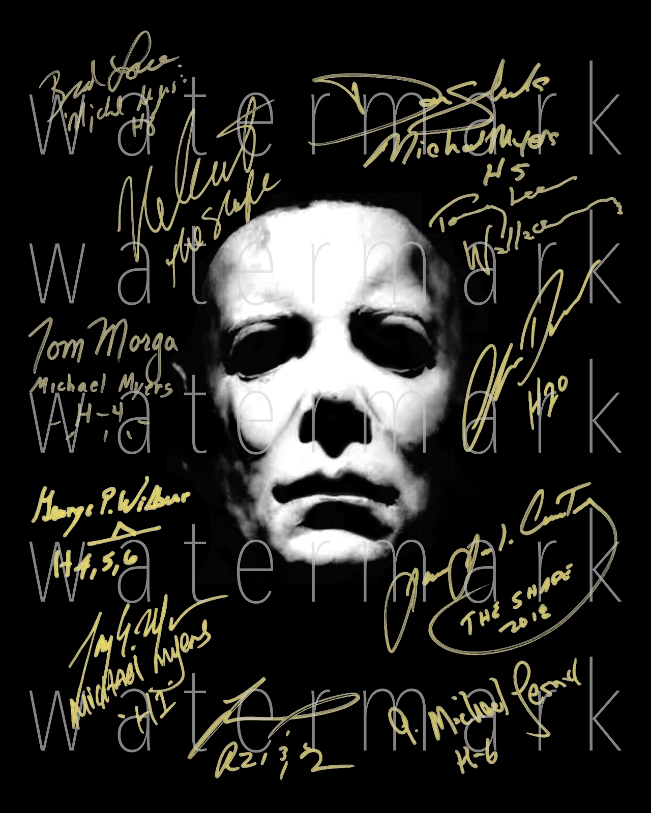 Halloween Michael Myers signed 8X10 print Photo Poster painting poster wall art autograph RP