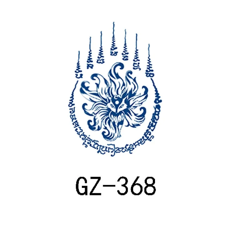 Net Red Herbal Juice Tattoo Sticker Semi-permanent Waterproof Sweat-proof Tattoo Masking Scar Temporary Tattoo