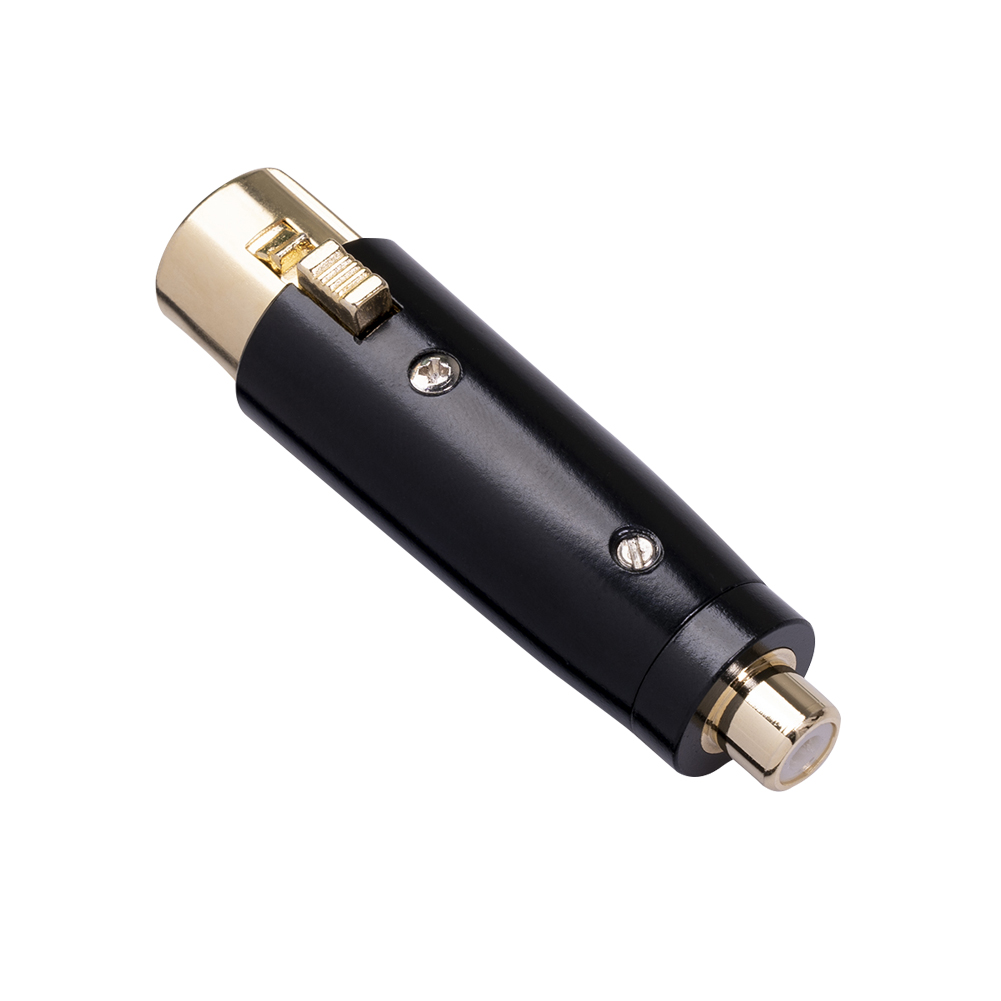 

1pc RCA Female to XLR 3Pin Female Audio Adapter Gold Plated for Mic Speaker, 501 Original