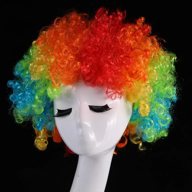 Cologne Carnival Clown Wig (with Nose)