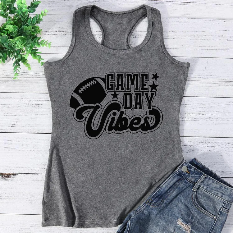 Game Day Vibes Vest Top-Annaletters