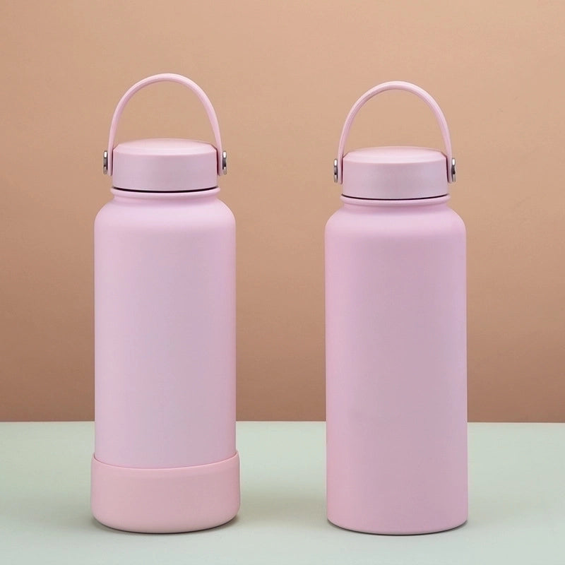 Casual Solid Color Stainless Steel Thermos Cup