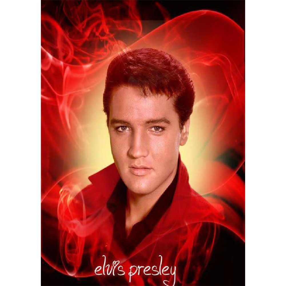 

30*40CM - Elvis Presley - Round Drill Diamond Painting, 501 Original