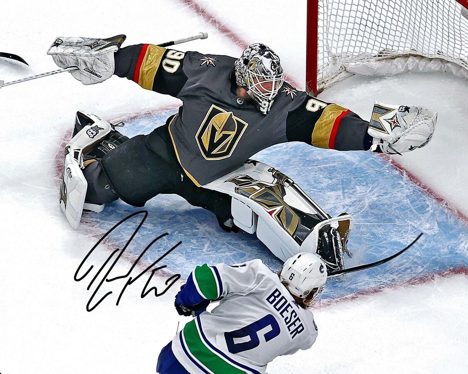 Robin Lehner Autographed Signed 8x10 Photo Poster painting ( Golden Knights ) REPRINT