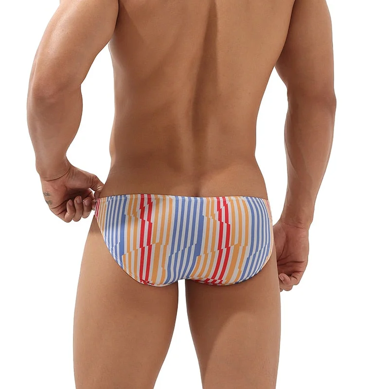 Aonga Men's  Emotion Expression Funny Underwear Men's Bikini Briefs Underwear aonga