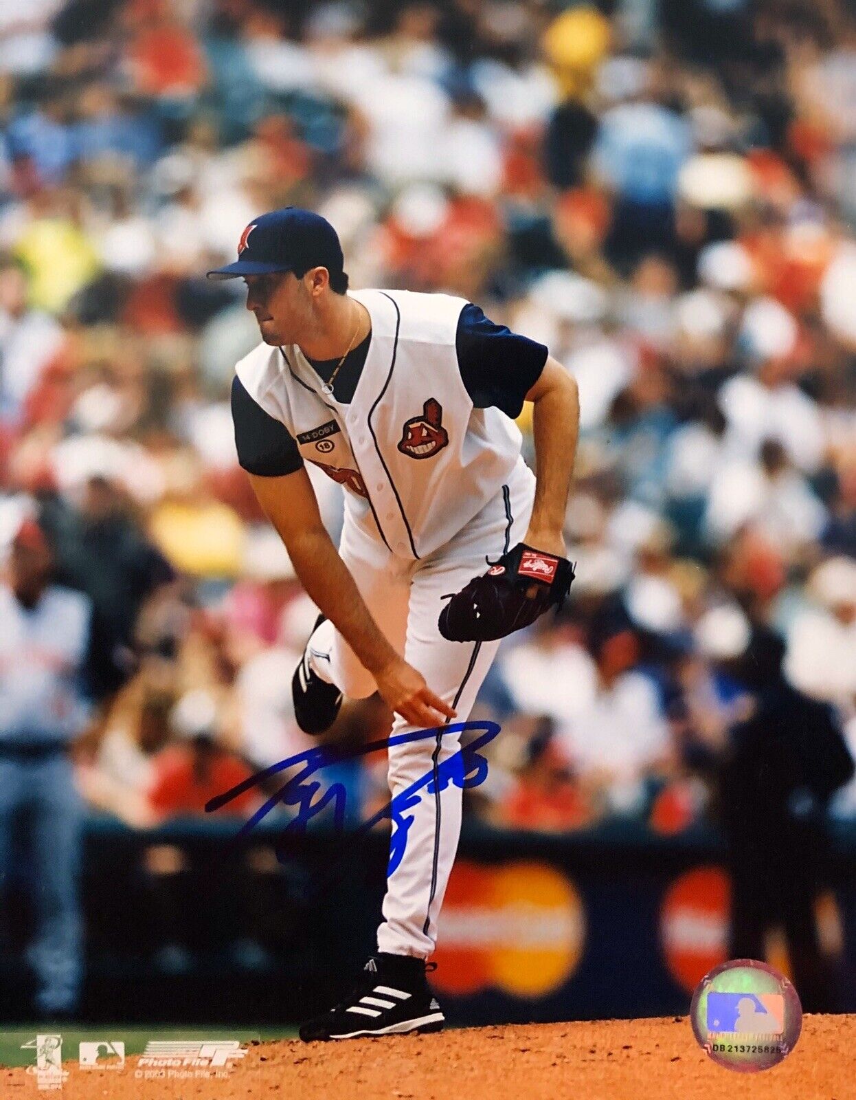 Jason Davis Signed Autographed Cleveland Indians 8x10 Photo Poster painting Coa