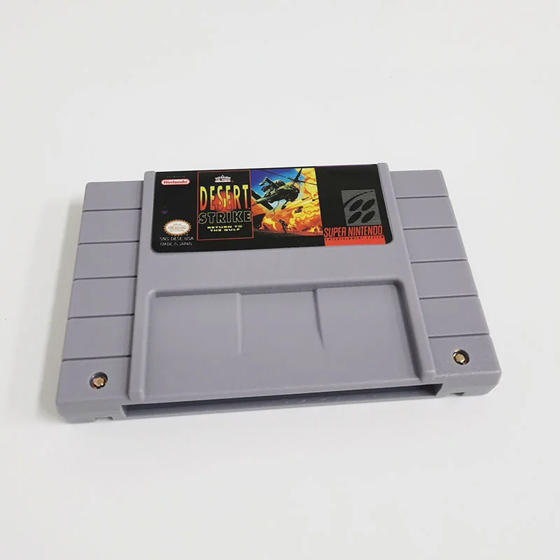 Desert Strike: Return to the Gulf SNES For Super Nintendo Entertainment System - 16 Bit US Version Game Cartridge