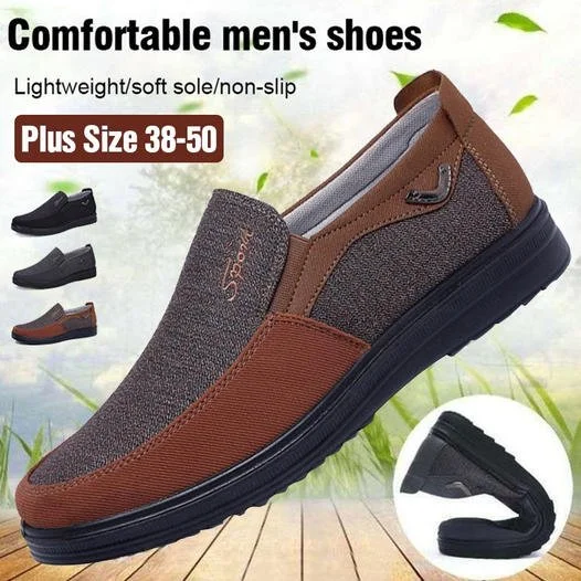 Men's Casual Breathable Cloth Non-Slip Shoes