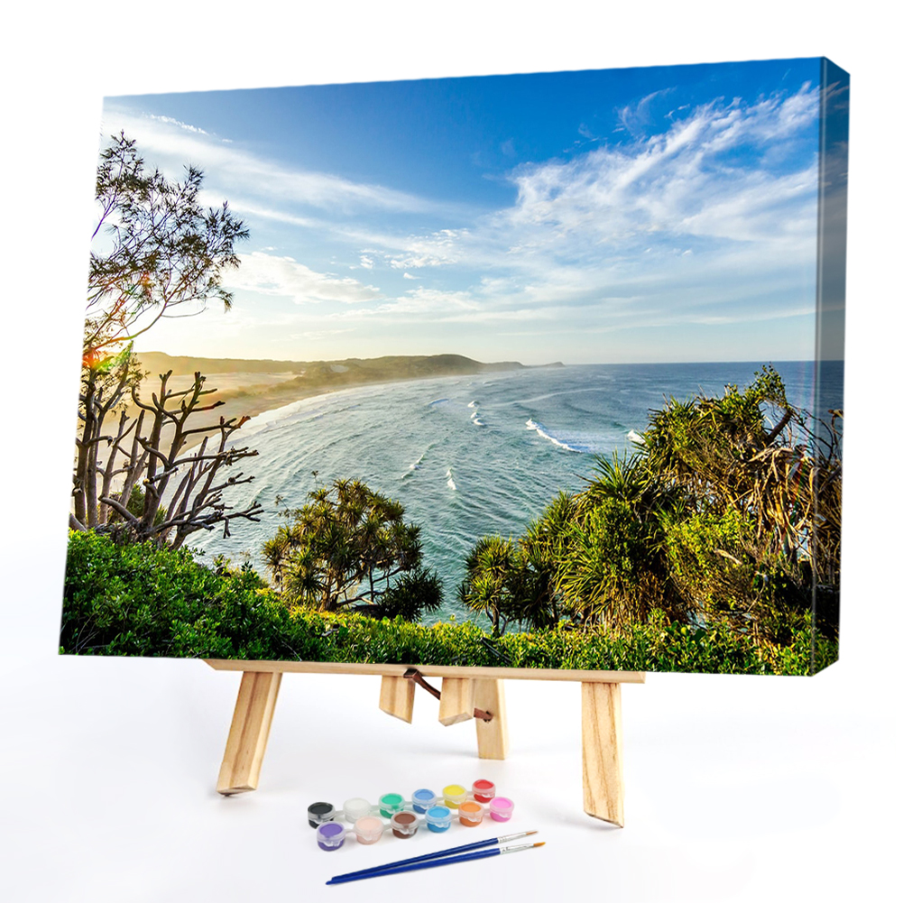 

40*50CM Paint By Numbers-Seaside, 501 Original