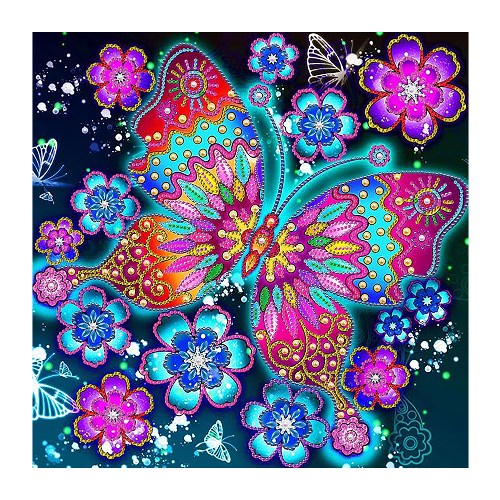 

Butterfly - Special Shaped Diamond Painting - 40*40CM, 501 Original