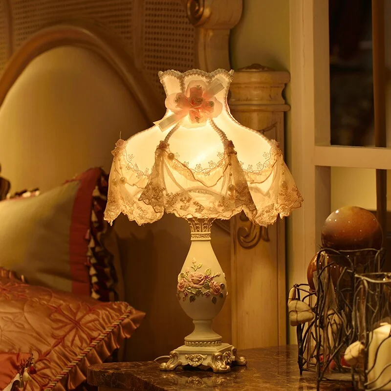 Postmodern Led Table Lamp For Home Decoration, Romantic Warm Wedding Bedroom Decor Bedside Lighting Lamp Living Room Desk Lamp