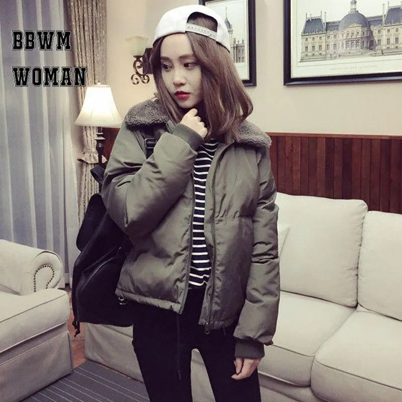 2019 Black Color Long Style Women Parkas Winter Padded Female Coat