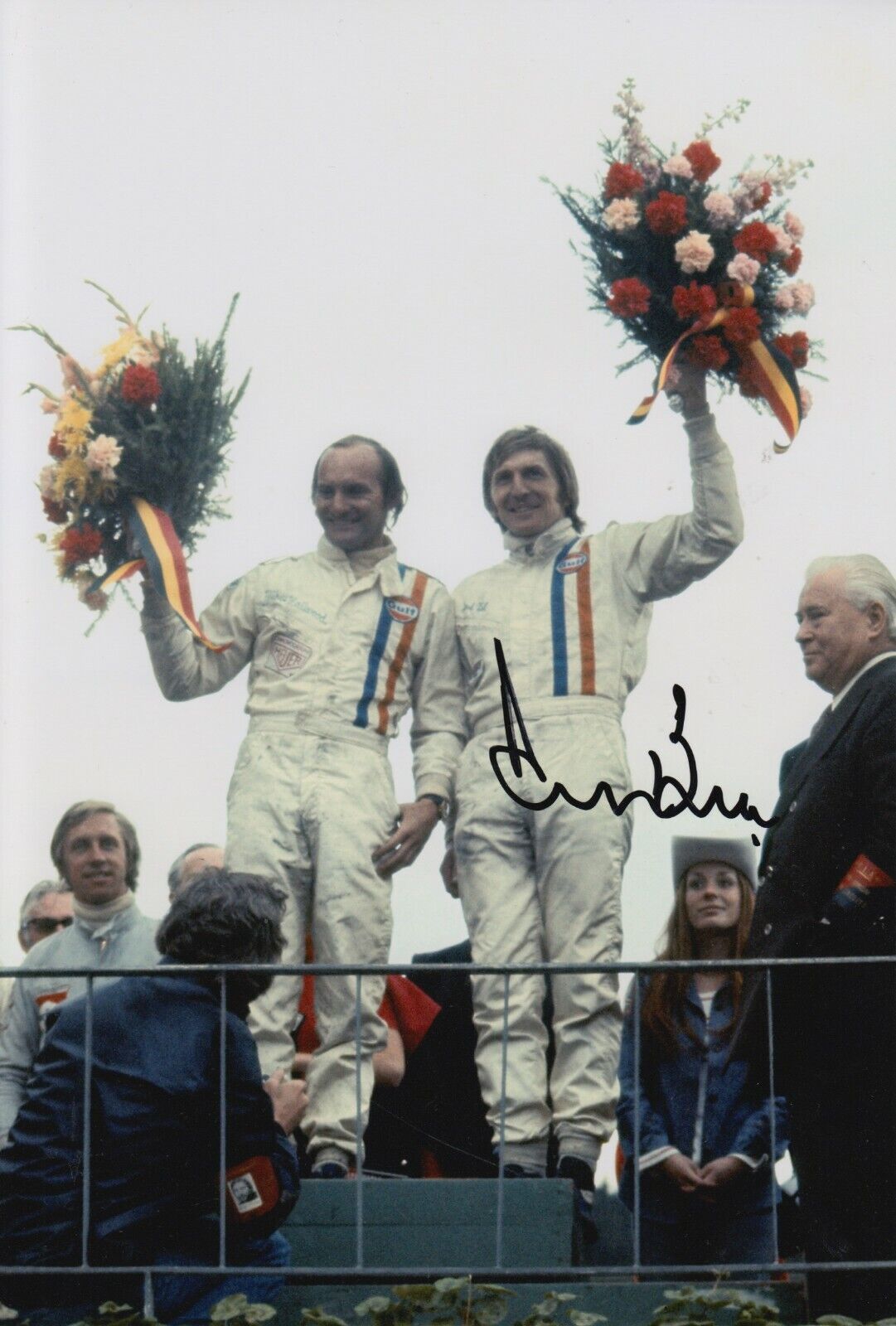 Derek Bell Hand Signed 12x8 Photo Poster painting - Le Mans Autograph.