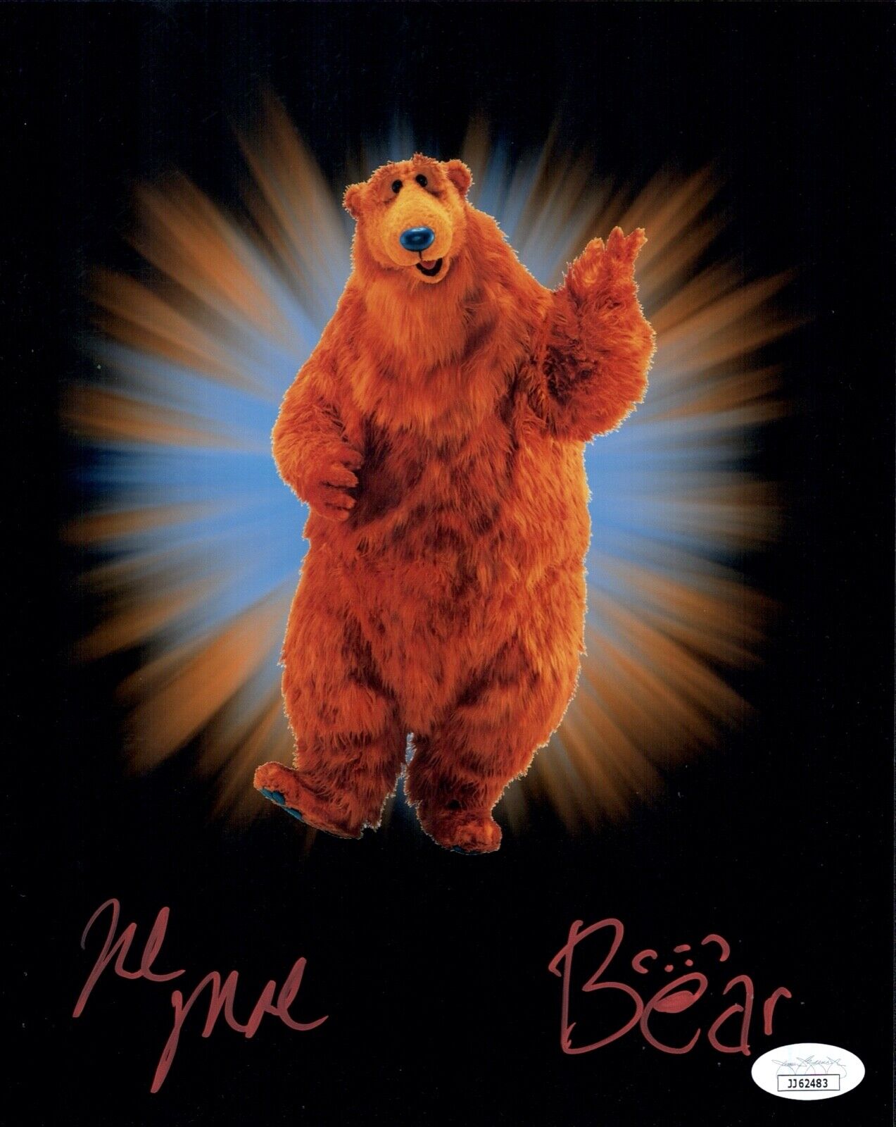 NOEL MACNEAL Signed BEAR IN THE BIG BLUE HOUSE 8x10 Photo Poster painting Autograph JSA COA Cert