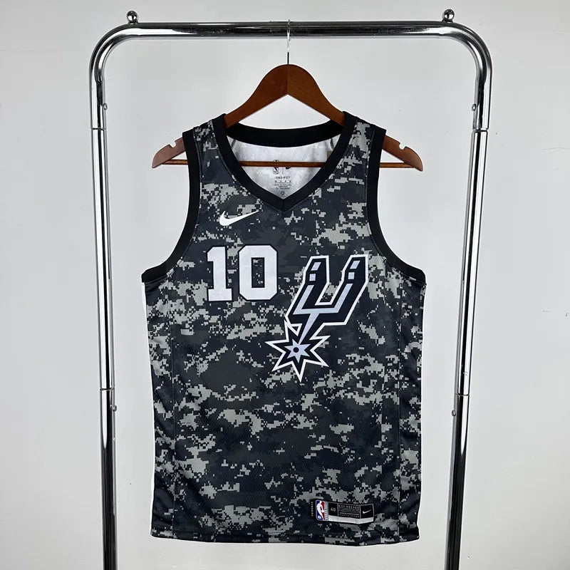 Maillot San Antonio Spurs 10 SOCHAN NBA Basket Maillot De Fou, site maillot de foot pas cher