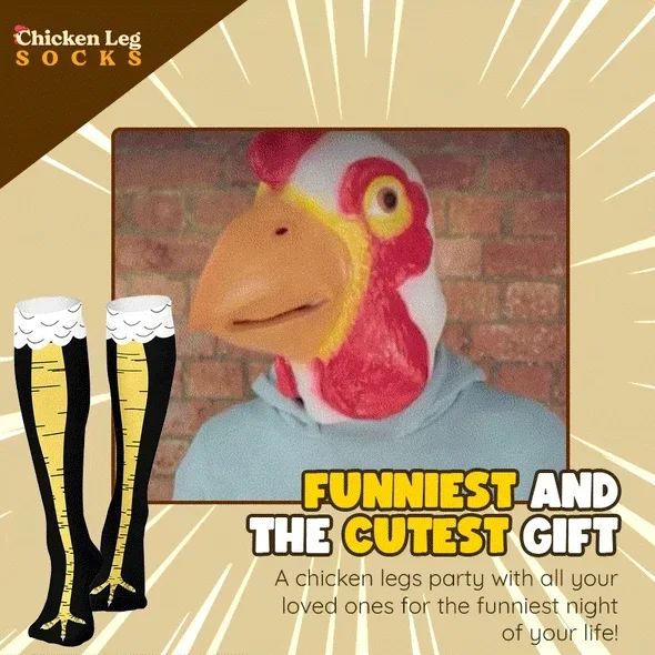 (🎁2025-Christmas Hot Sale🎁)🔥Chicken Legs Socks