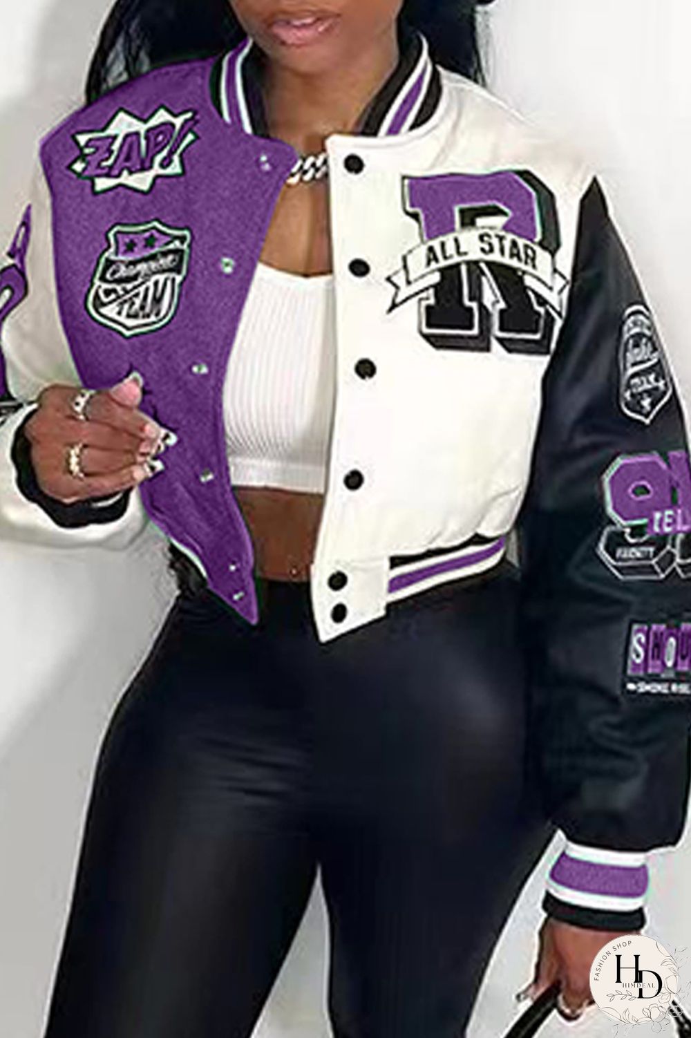 Red Casual Print Patchwork O Neck Outerwear