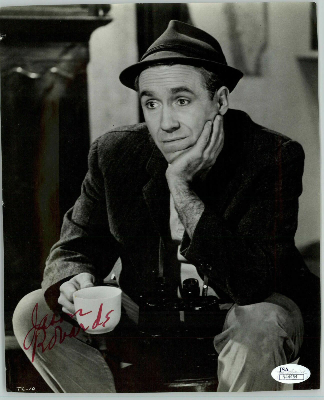 JASON ROBARDS (DECEASED) OSCAR WINNER 8X10 JSA AUTHENTICATED COA #N44464