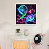 Luminous Lotus Hummingbird-11CT Stamped Cross Stitch 40*40cm/15.75*15.75in