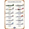 Jet Fighters Of The Usaf Military Airplane Aviation - Metal Tin Signs(8*12Inch/12*16Inch) - Garage