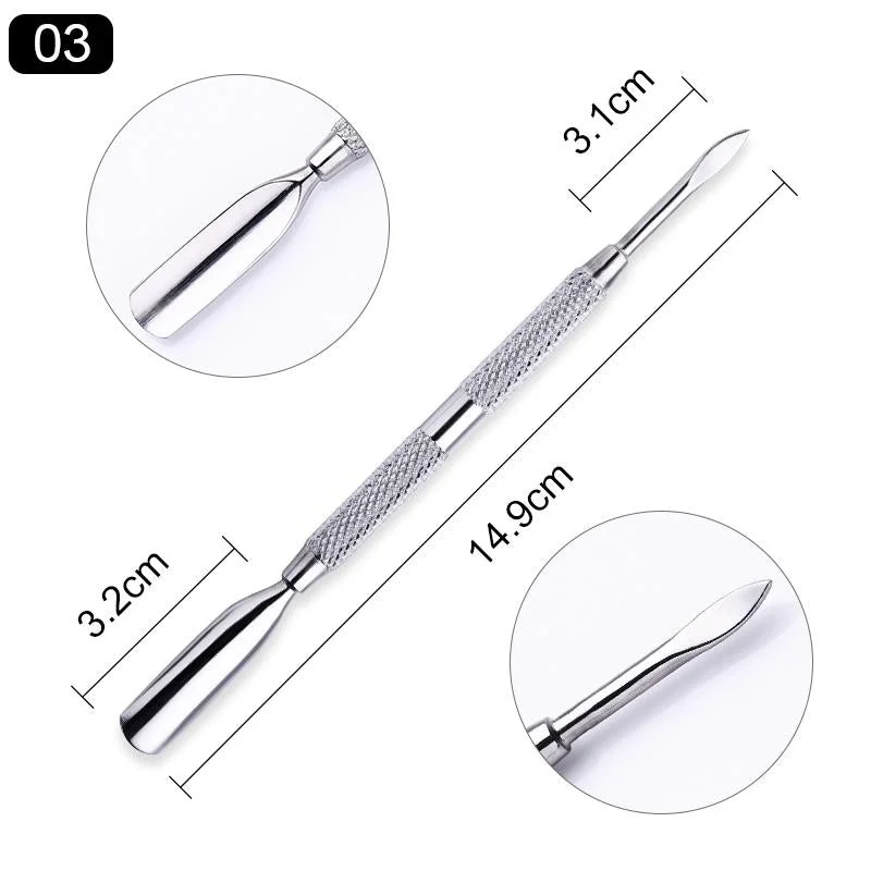 Nail Cuticle Nail Nipper Clipper Stainless Steel Dead Skin Remover Tweezer Trimming Clipper Pedicure  Push Manicures Nail Tools-Nail Inspo
