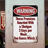 Funny Warning - Vintage Metal Signs(12*16Inch) - Warning