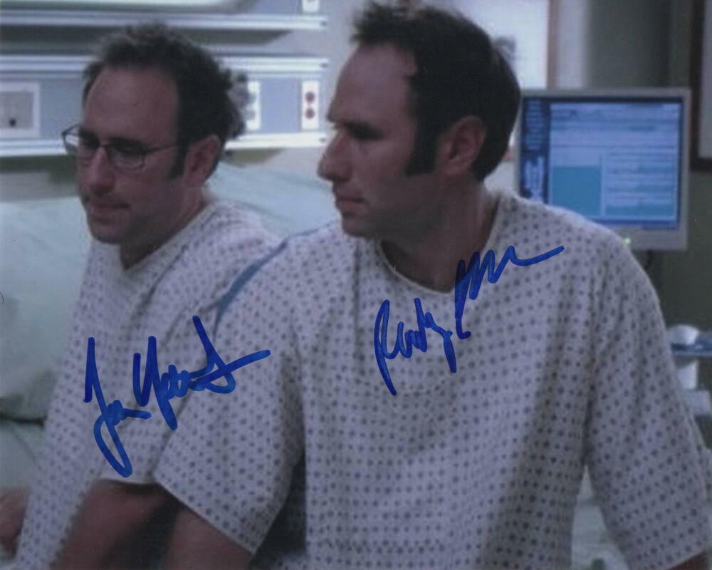 RANDY & JASON SKLAR BROTHERS DUAL SIGNED AUTOGRAPH 8X10 Photo Poster painting - ESPN CHEAP SEATS