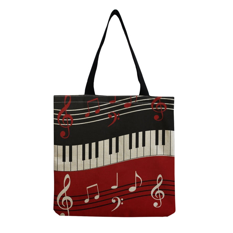 Source Piano Printed Casual Bag Harajuku Style Fashion Shoulder Bag Student Large Capacity Handbag