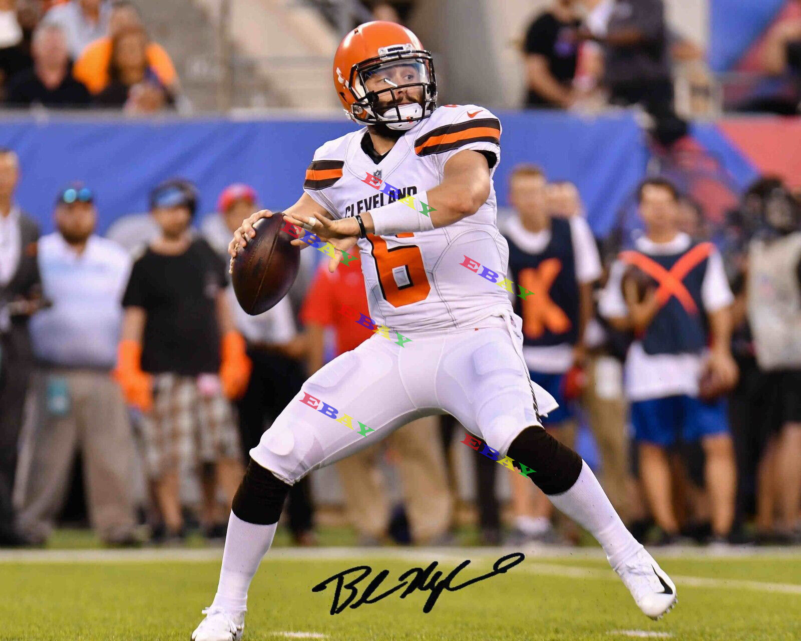 Baker Mayfield Cleveland Browns Signed Autographed 8x10 Photo Poster painting Reprint