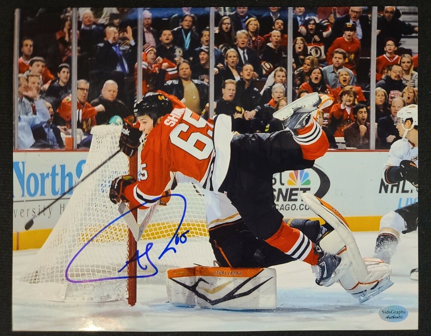 ANDREW SHAW SIGNED CHICAGO BLACKHAWKS 8X10 Photo Poster painting 8X10 Photo Poster painting- SidsGraphs COA/HOLO