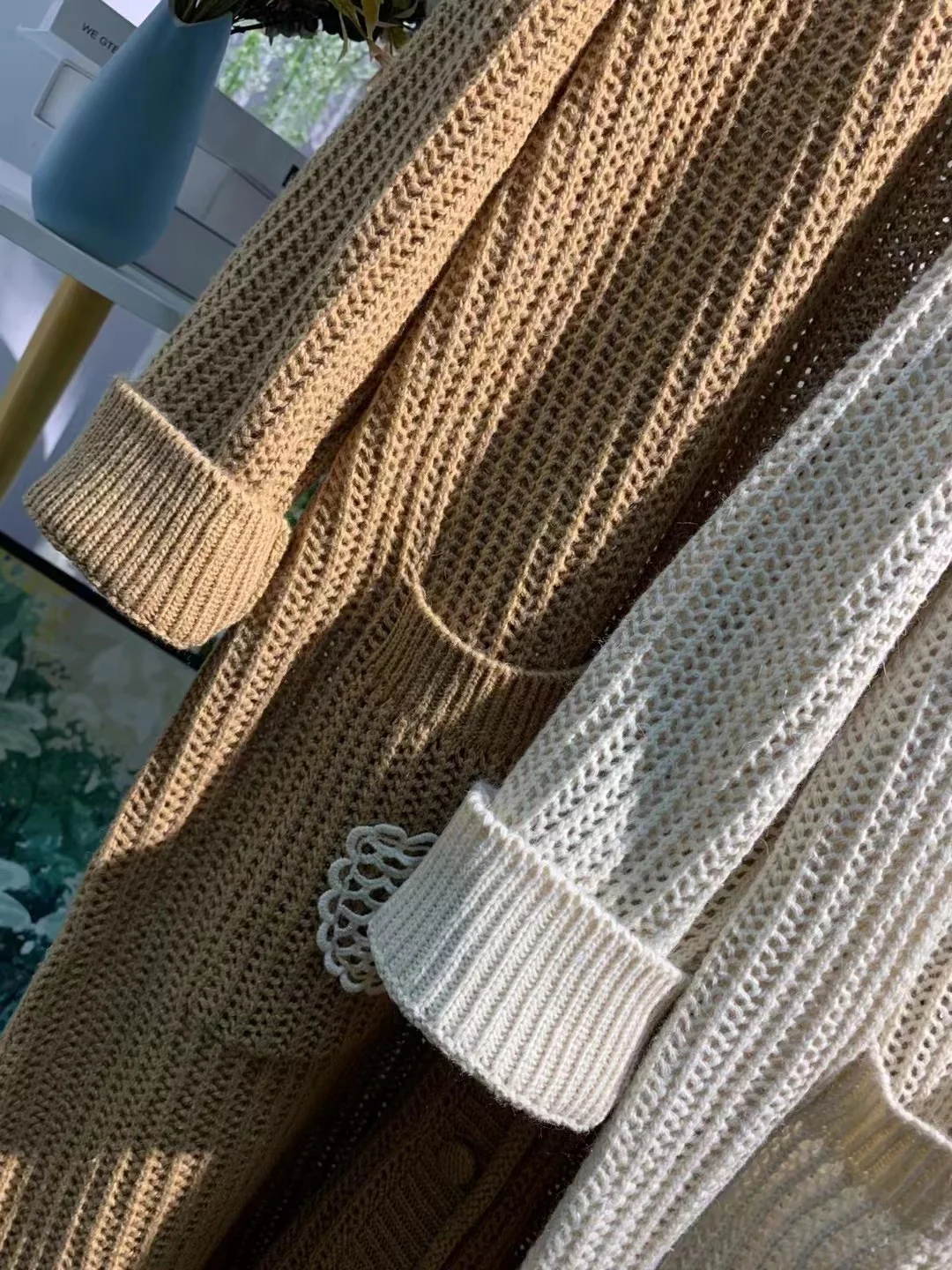 Chicfifth Sweater Women Winter Long Sleeve High Quality Autumn Vintage Top Knitted Cardigan