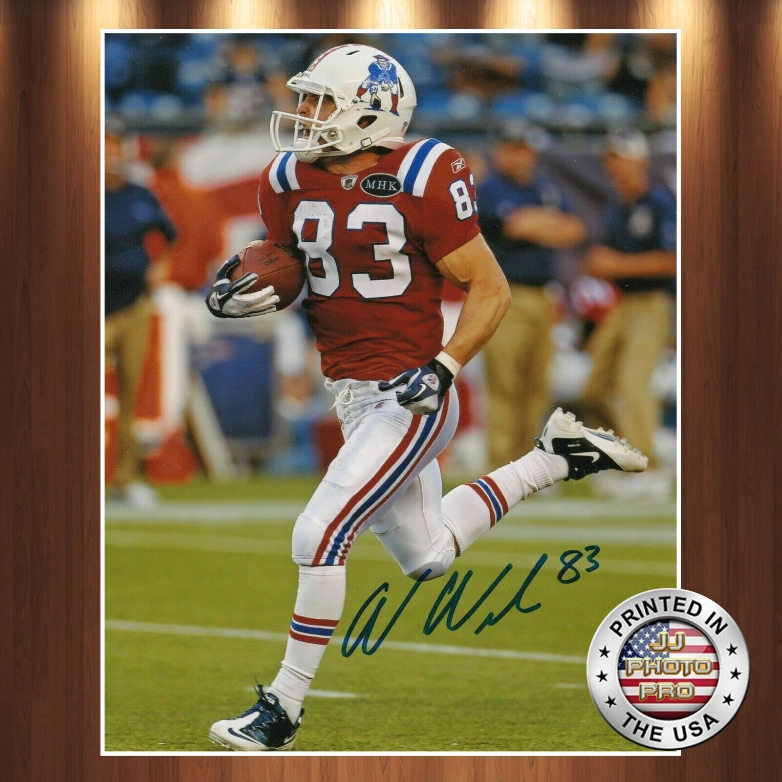 Wes Welker Autographed Signed 8x10 Photo Poster painting (Patriots) REPRINT