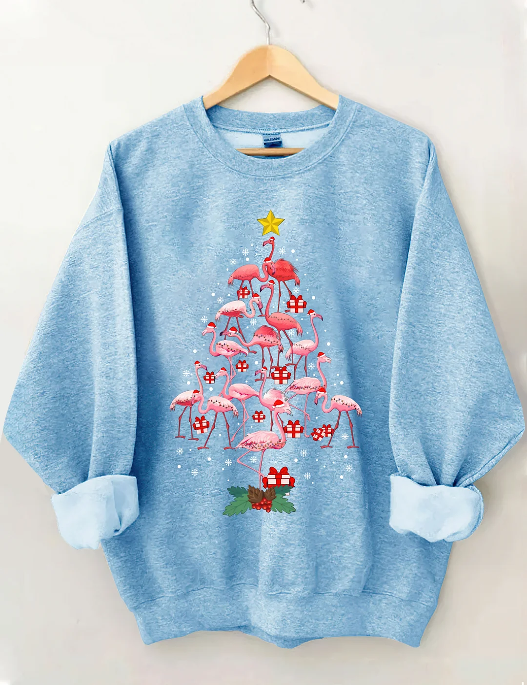 Funny Flamingo Christmas Sweatshirt