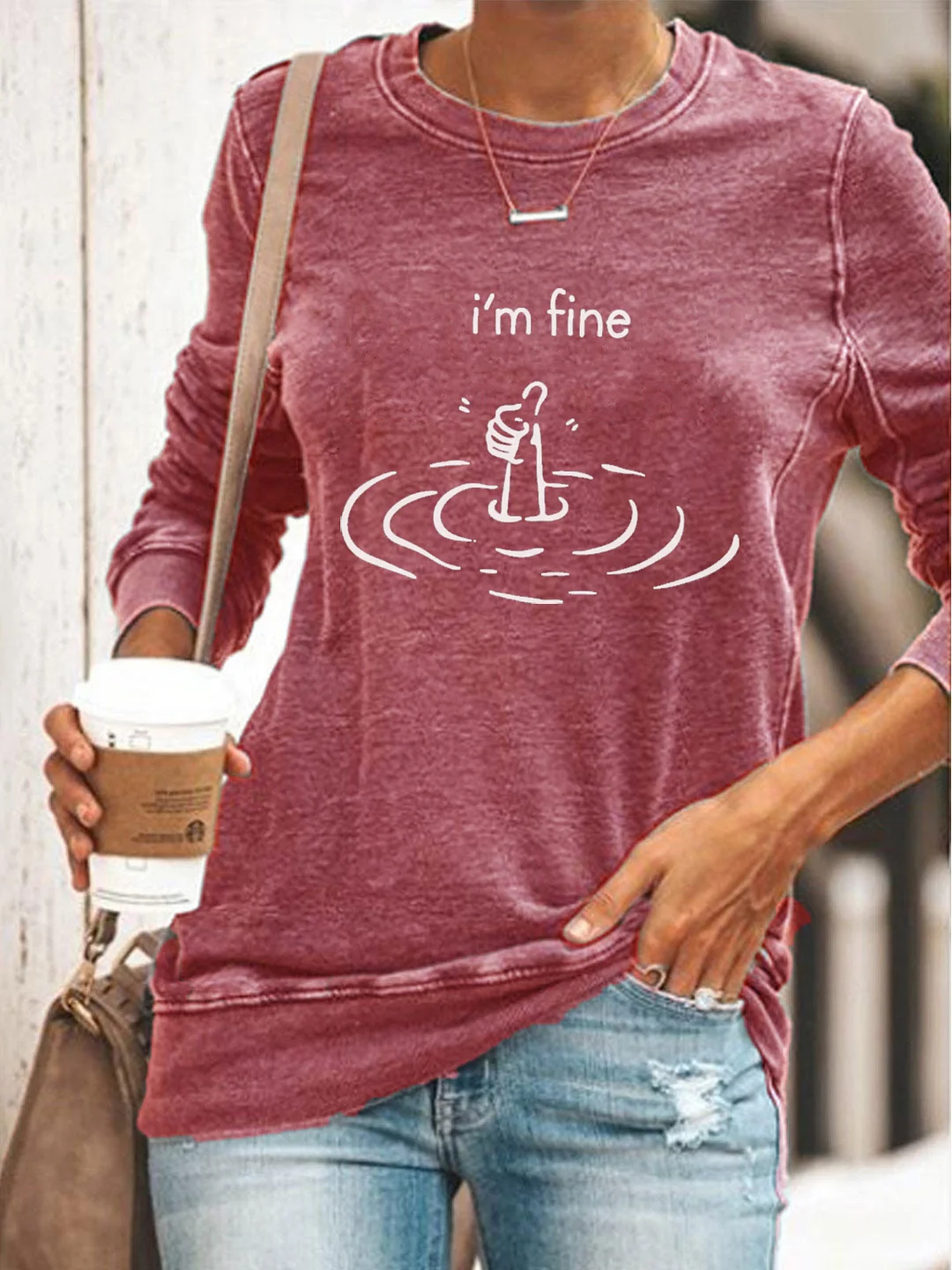 I'm Fine Sweatshirt